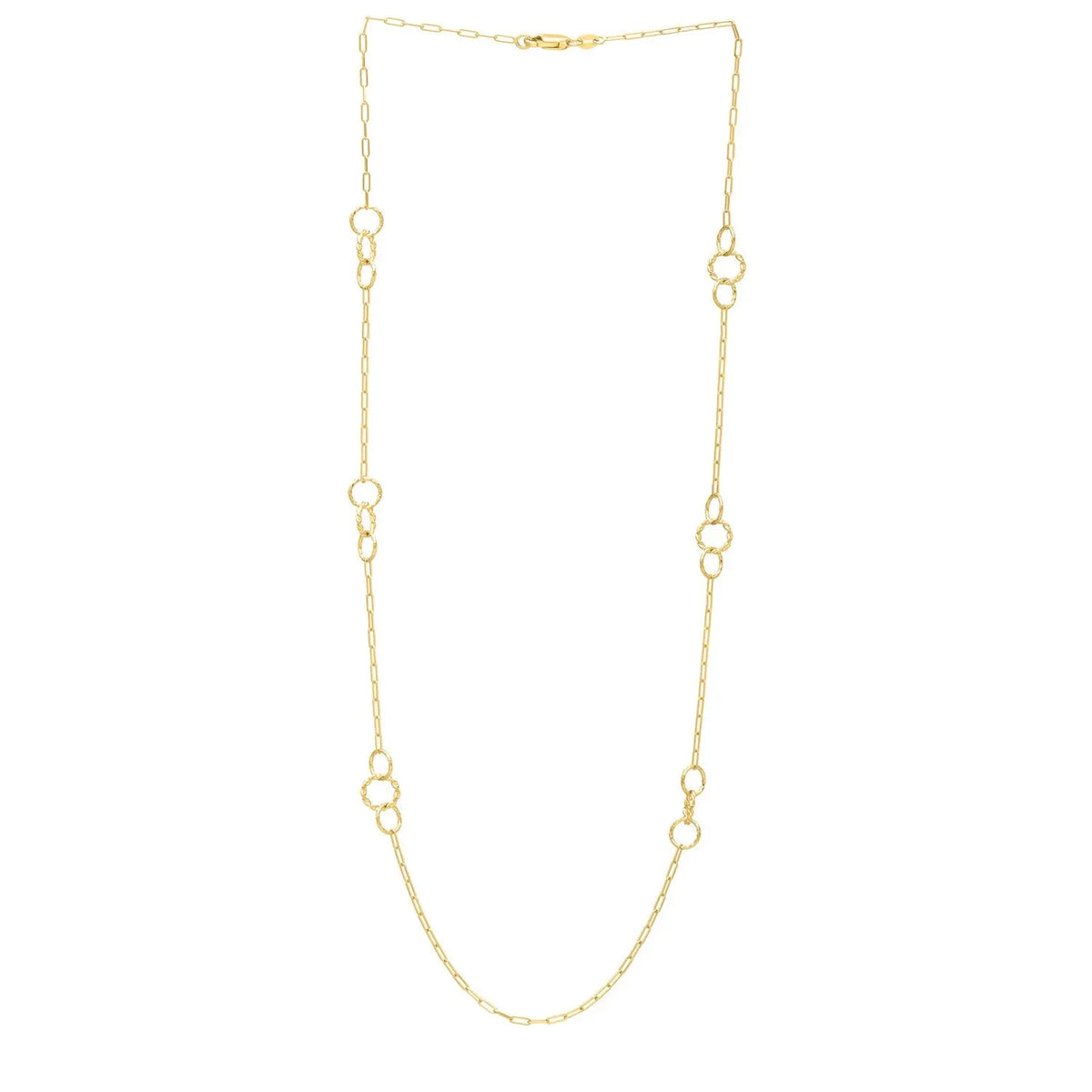 Twisted Link Necklace  Layered DEEVE