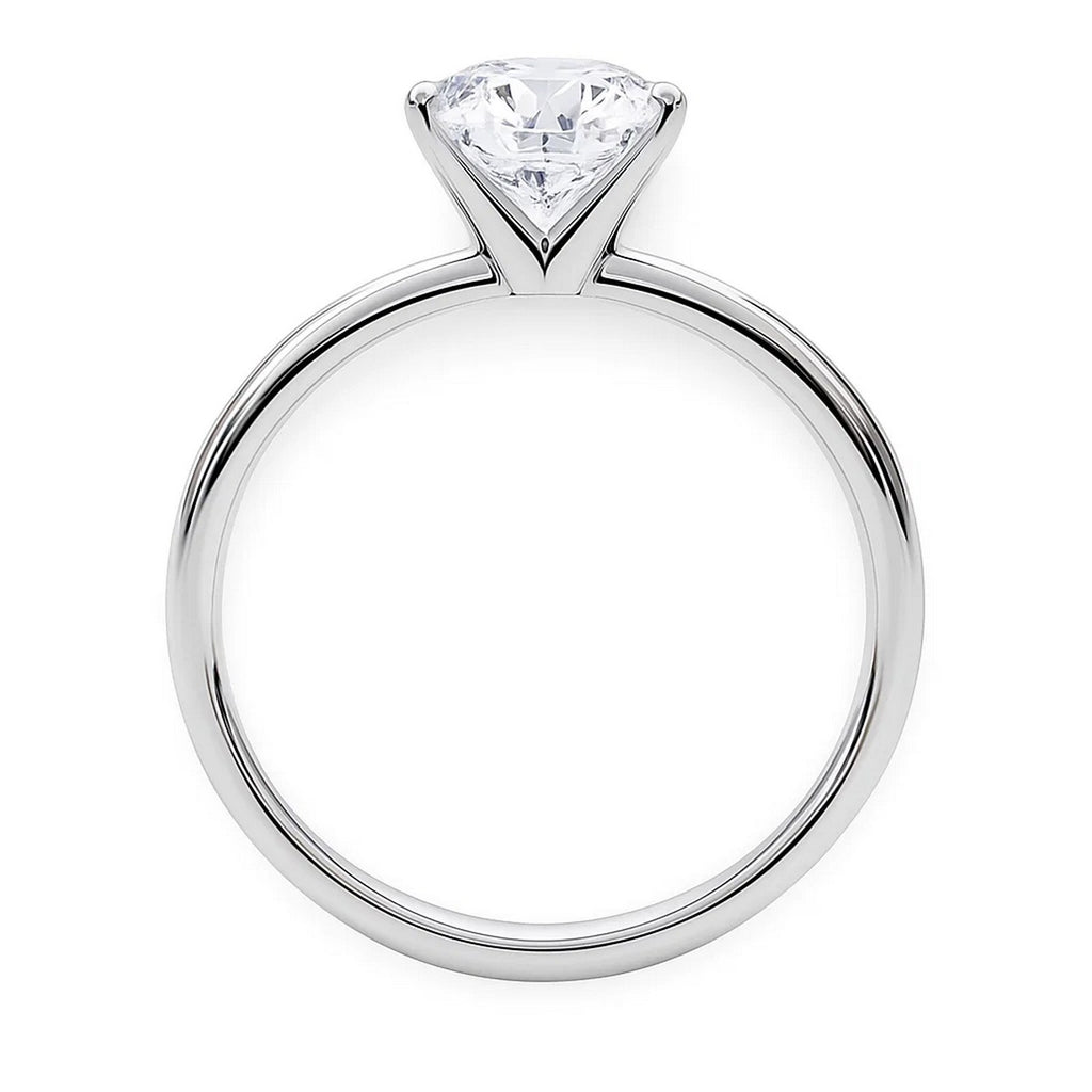 5ct Round Lab Grown Diamond Ring | 14K Gold