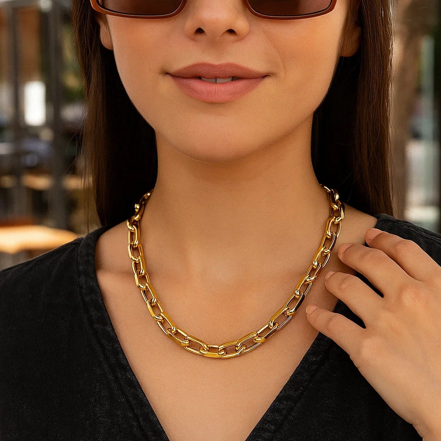 French Cable Necklace