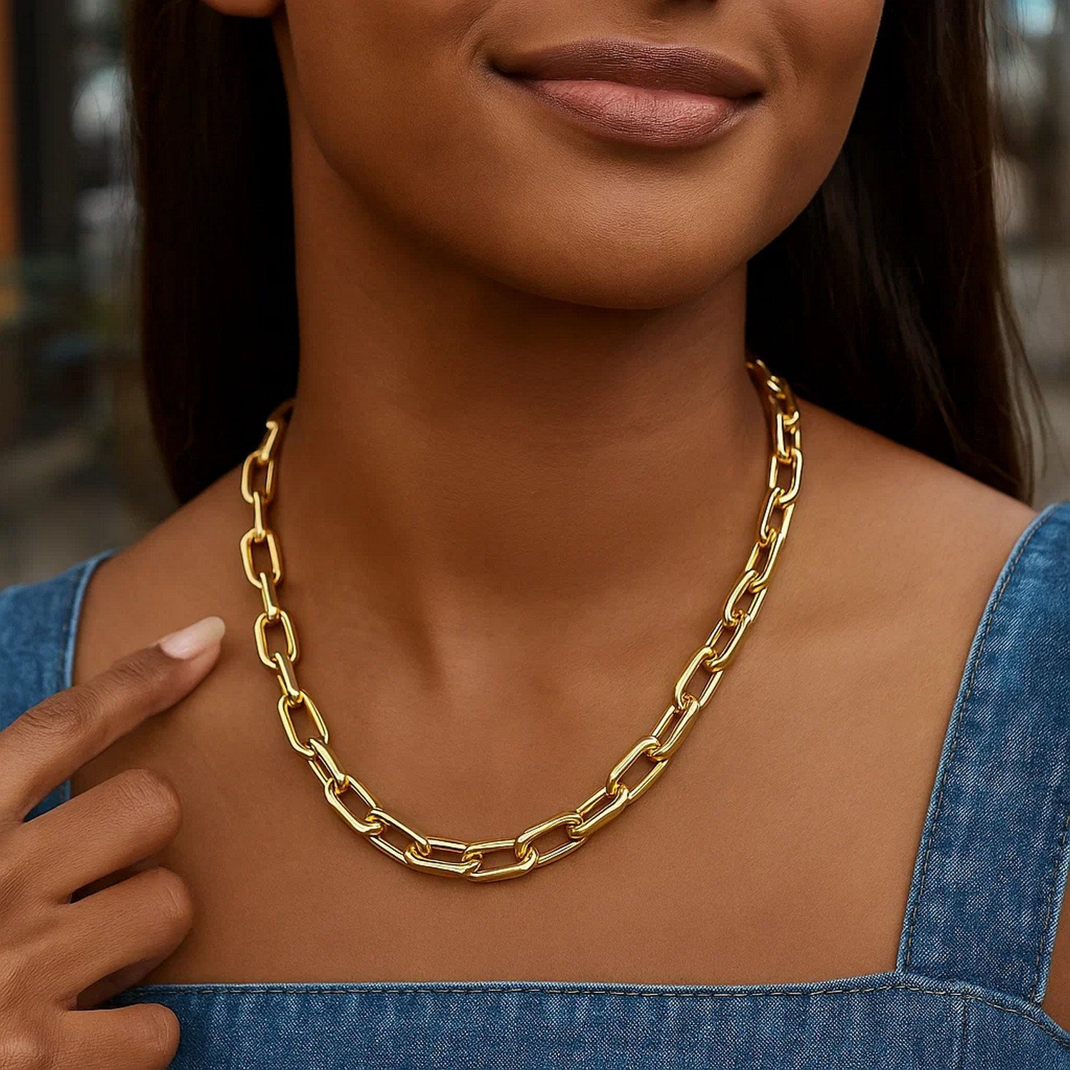 French Cable Necklace