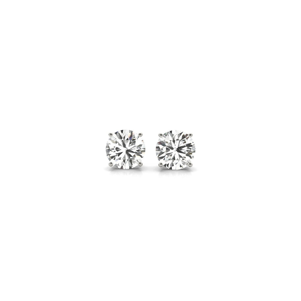 Lab Grown Diamond Stud Earrings | 14K Gold