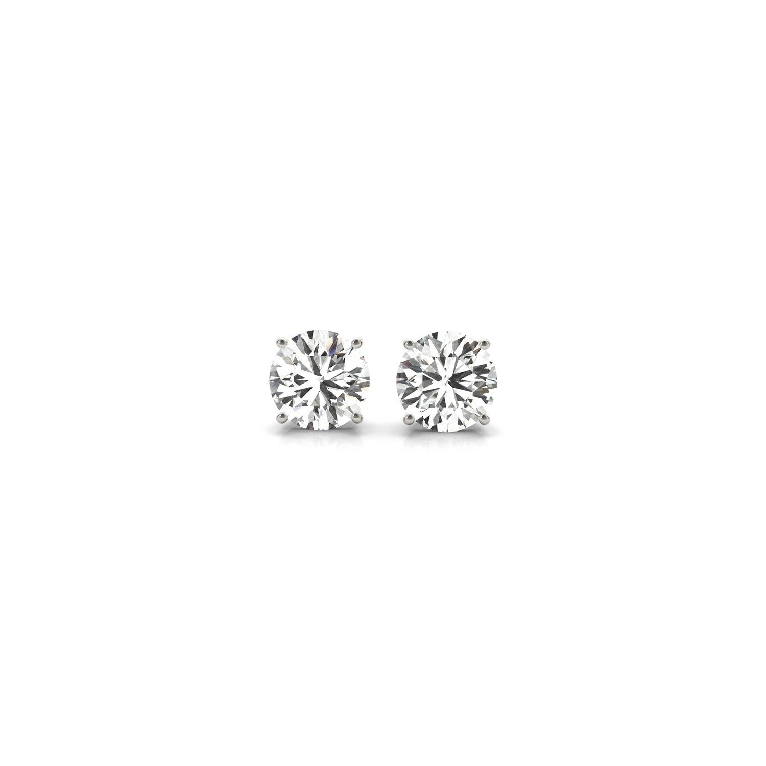 Lab Grown Diamond Stud Earrings | 14K Gold