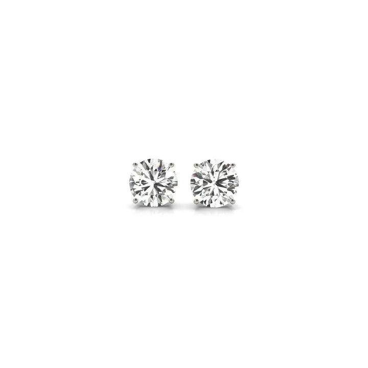 1.00 ct lab-grown diamond stud earrings in 14K gold, IGI certified — DEEVE