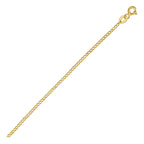 Solid Curb Chain in 14K Yellow Gold
