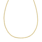 Solid Curb Chain in 14K Yellow Gold