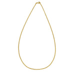 Solid Curb Chain in 14K Yellow Gold