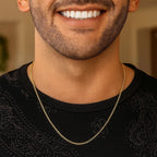 Solid Curb Chain in 14K Yellow Gold