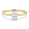 1.00ct Princess Cut Lab Grown Diamond Ring in 14K Yellow Gold | G-VS1  Rings DEEVE
