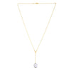 Pearl Cross Necklace  Lariat DEEVE