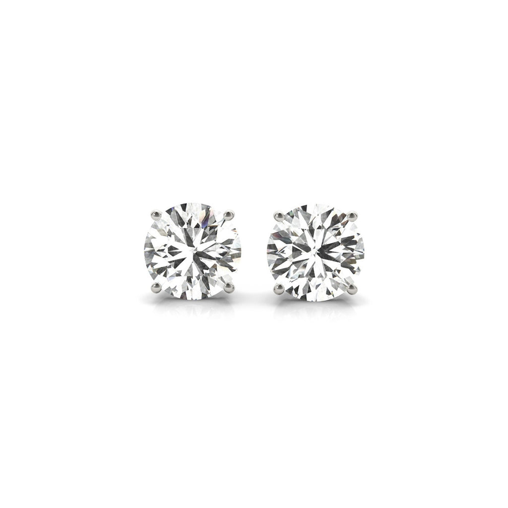 Lab Grown Diamond Stud Earrings | 14K Gold