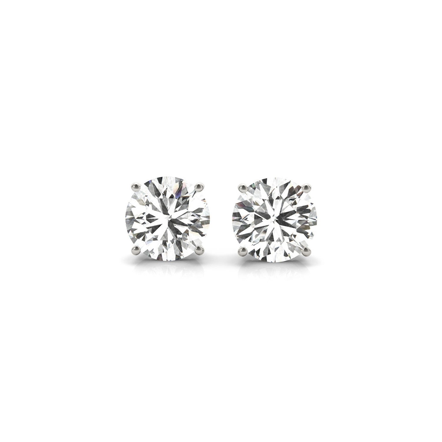 Lab Grown Diamond Stud Earrings | 14K Gold