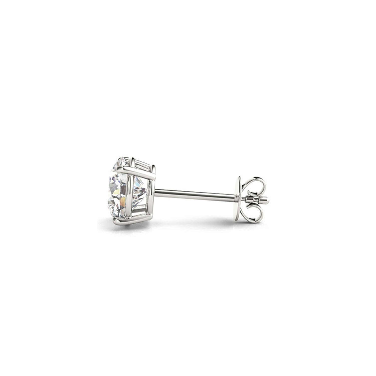 Lab Grown Diamond Stud Earrings | 14K Gold