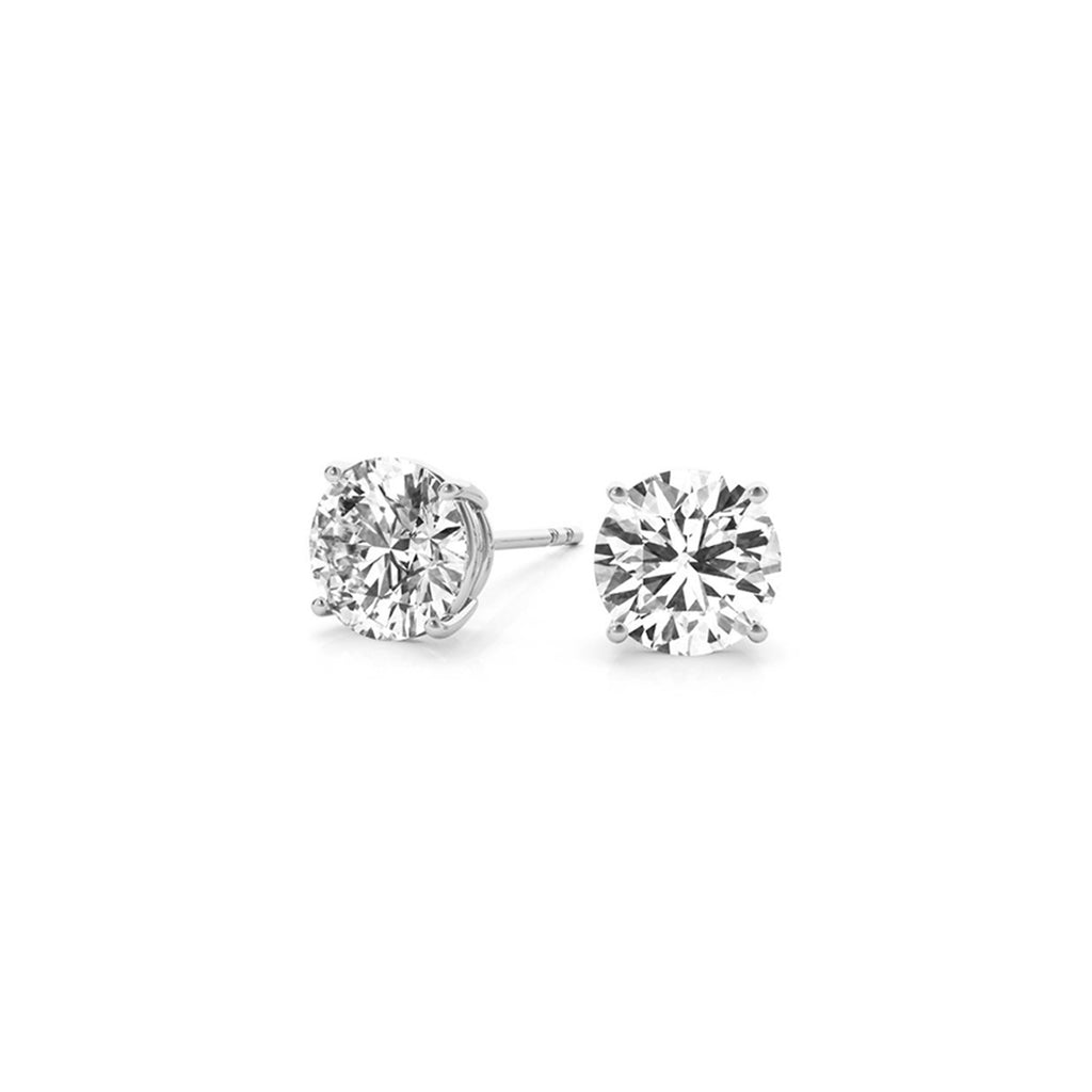 Lab Grown Diamond Stud Earrings | 14K Gold