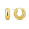 Small Puffy Hoops | 14K Gold  Hoop Earrings DEEVE