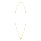 Puffed Clover Pendant & Chain