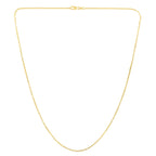 French Cable Chain in 14K Yellow Gold