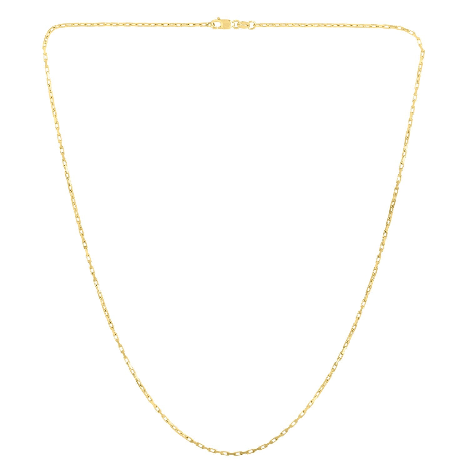 French Cable Chain in 14K Yellow Gold