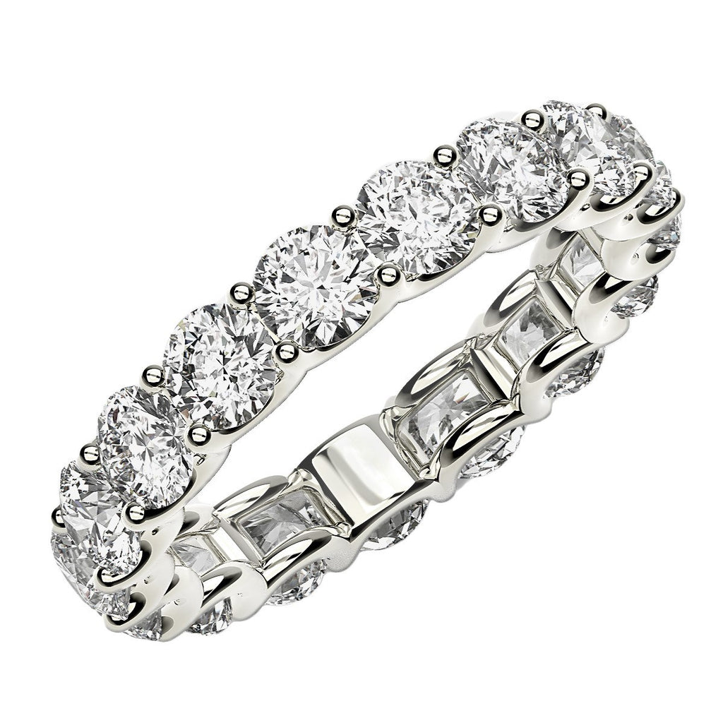 Lab Grown Diamond Eternity Ring in 14K White Gold | 3.00ct