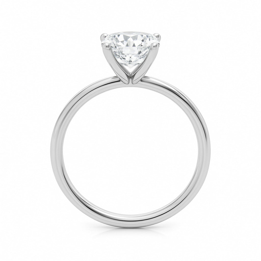 2ct Cushion Lab Grown Diamond Ring | 14K Gold