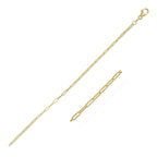 Fine Paperclip Chain in 18K Yellow Gold
