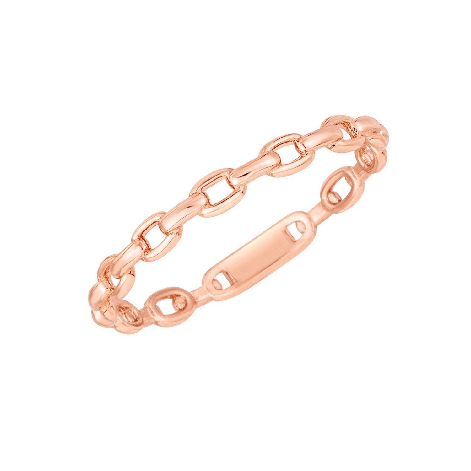 Oval Links Stackable Ring