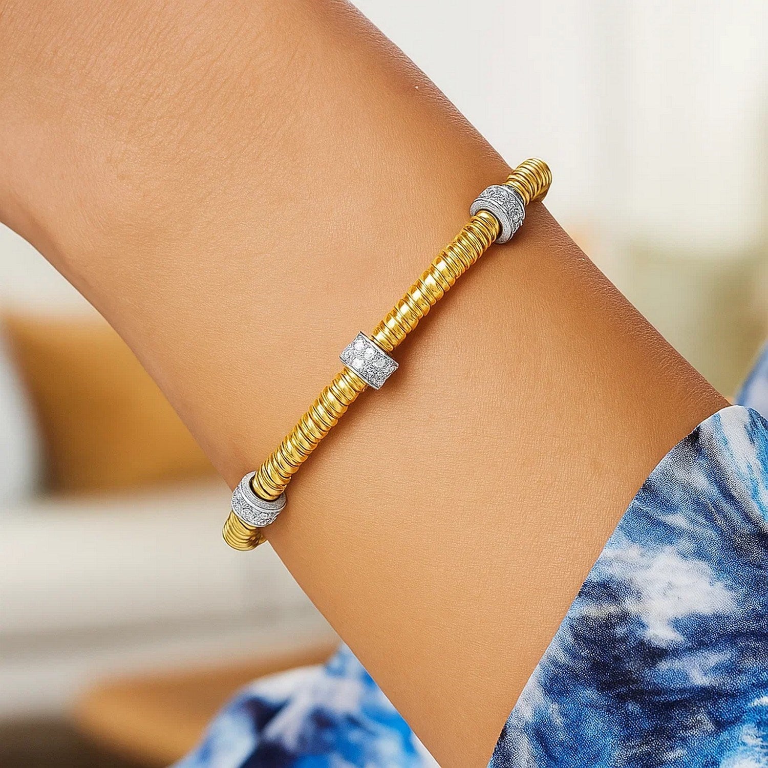 Diamond Tubogas Cuff