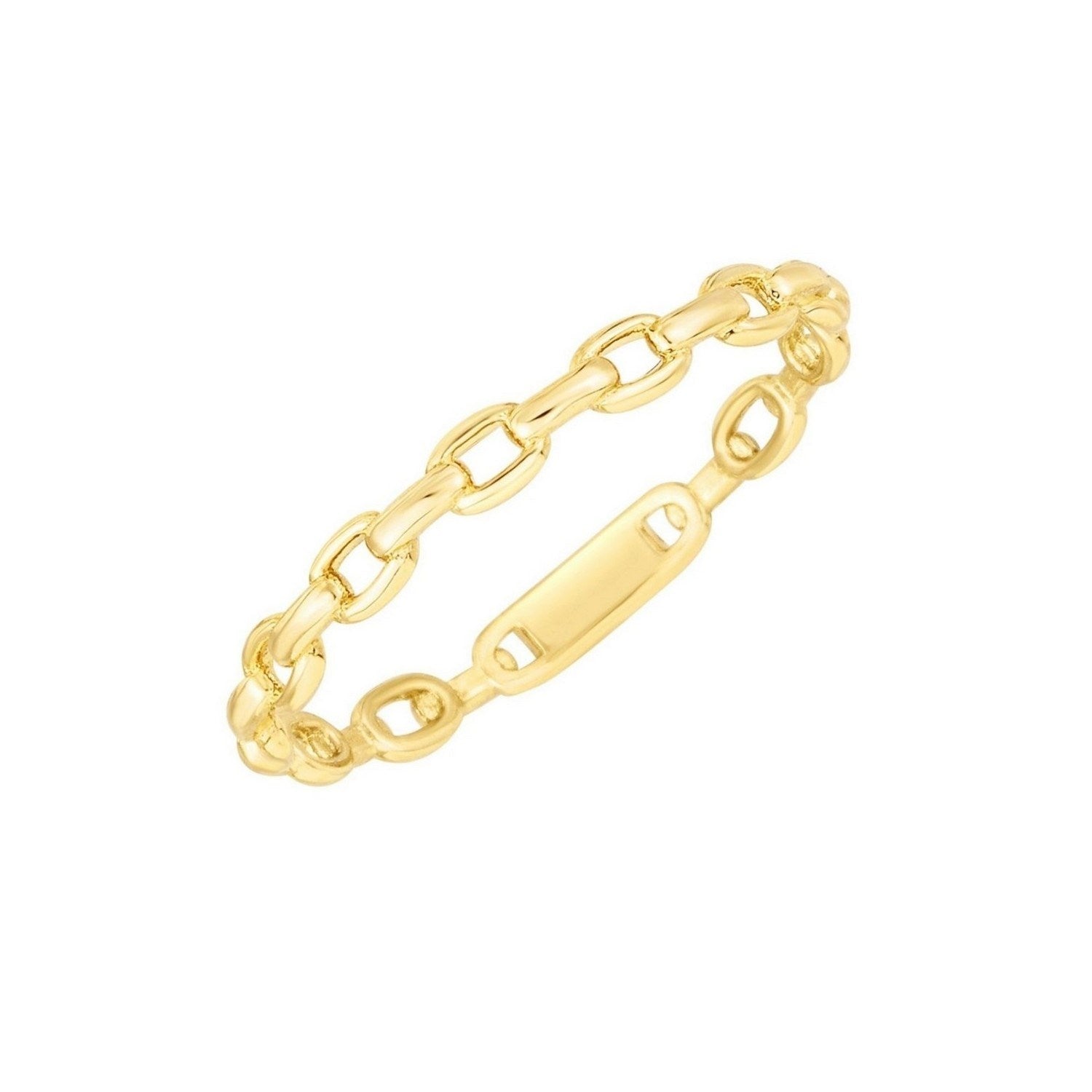 Oval Links Stackable Ring