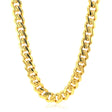 Polished Miami Cuban Chain Necklace in 14K Yellow Gold | 8.0mm
