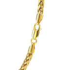 Diamond Cut Round Franco Chain in 14K Yellow Gold