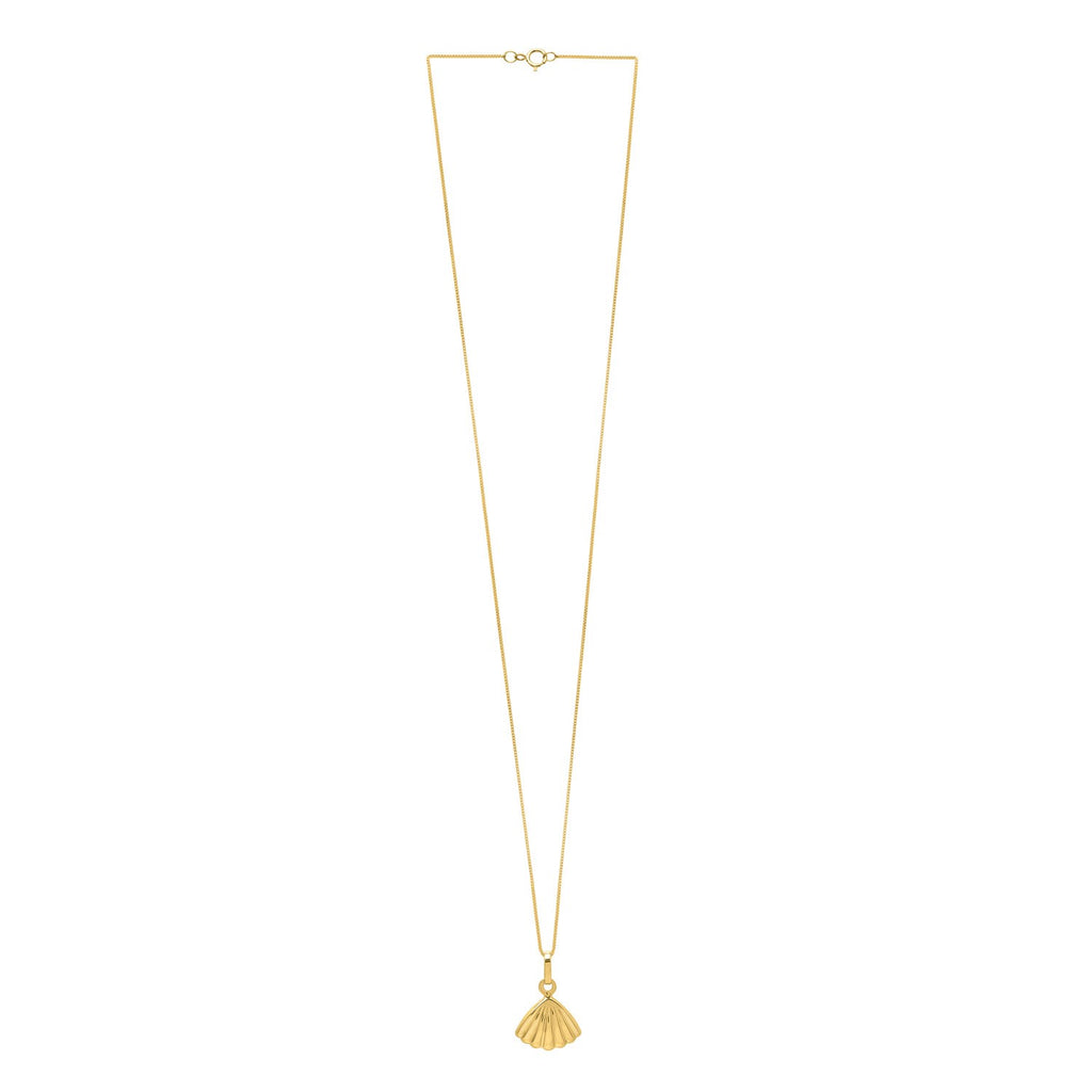 Sea Shell Necklace in 10K Yellow Gold