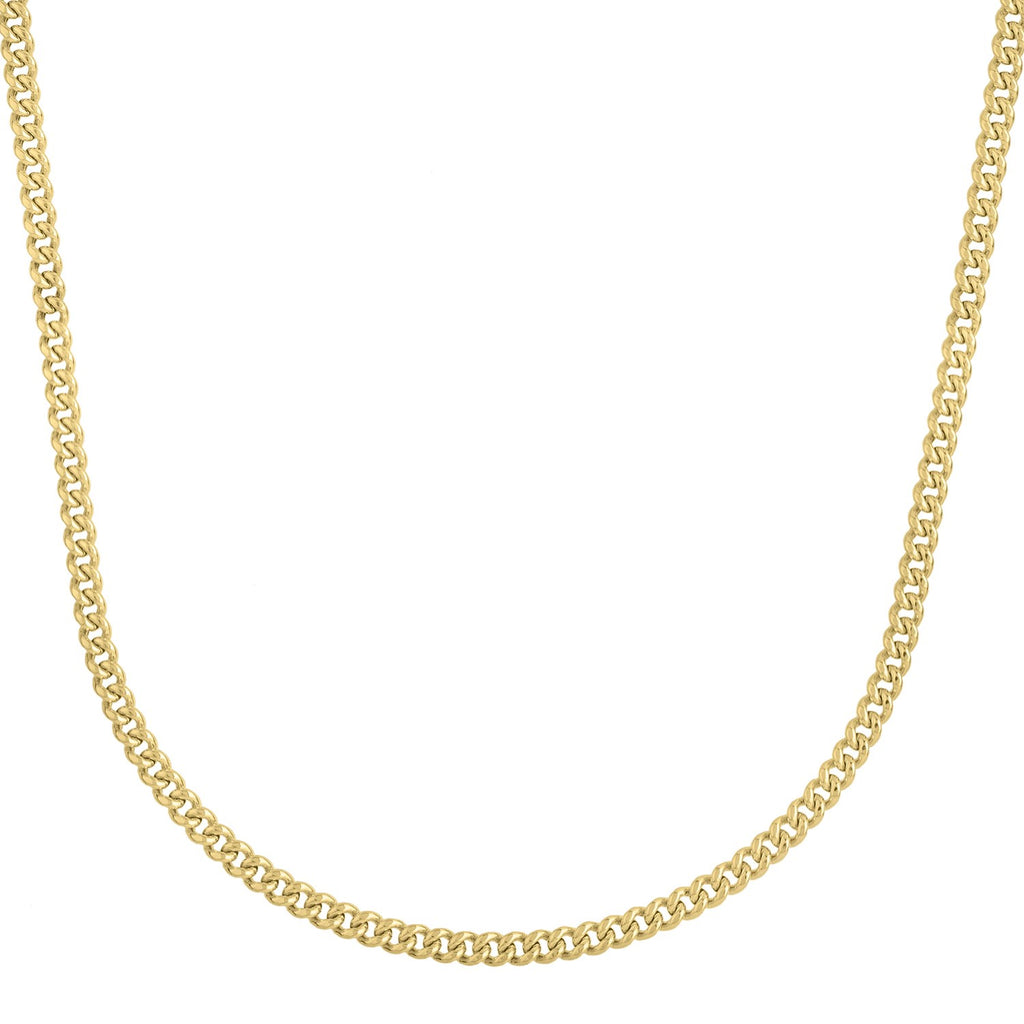Light Gourmette Chain in 14K Yellow Gold