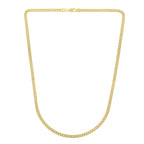 Light Gourmette Chain in 14K Yellow Gold