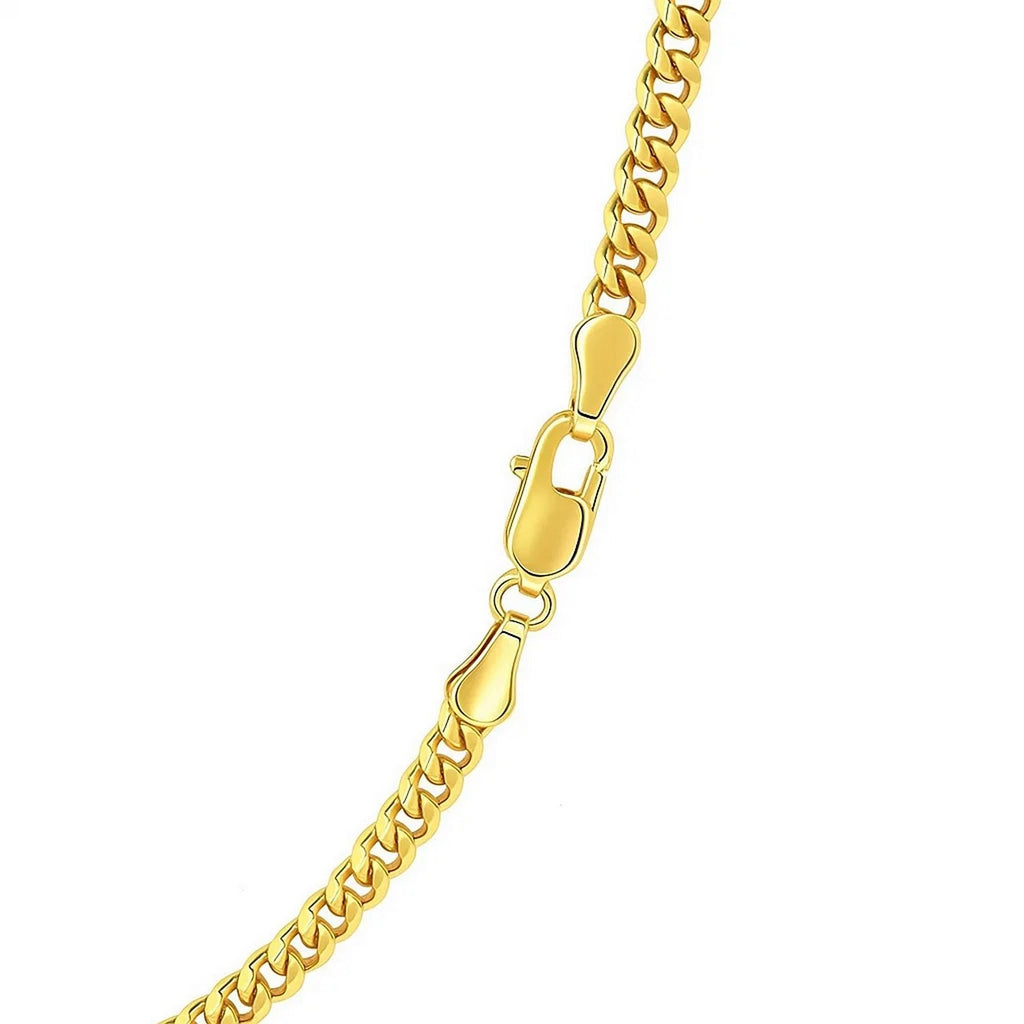 Light Gourmette Chain in 14K Yellow Gold