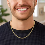 Light Gourmette Chain in 14K Yellow Gold