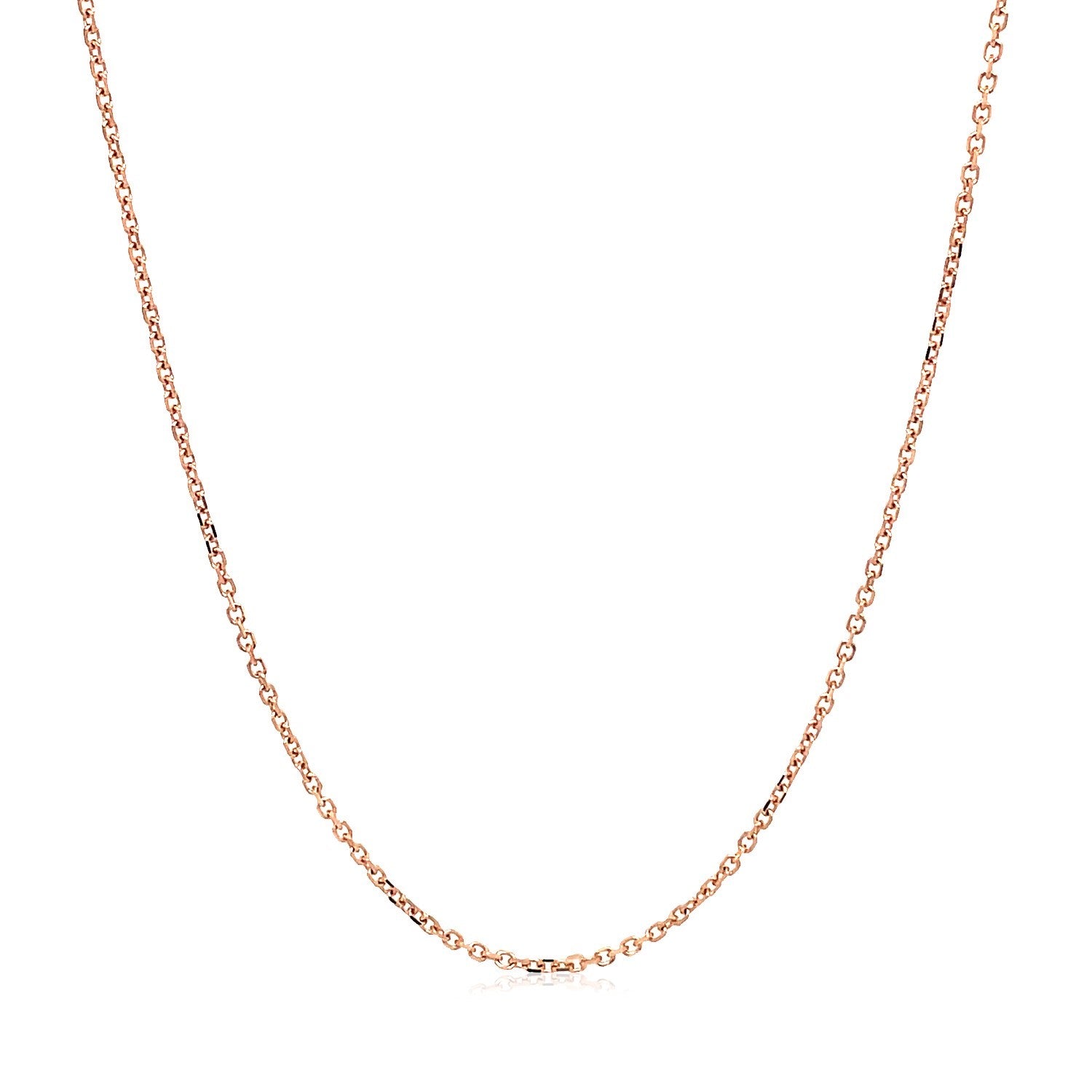 Diamond Cut Cable Chain (18K)