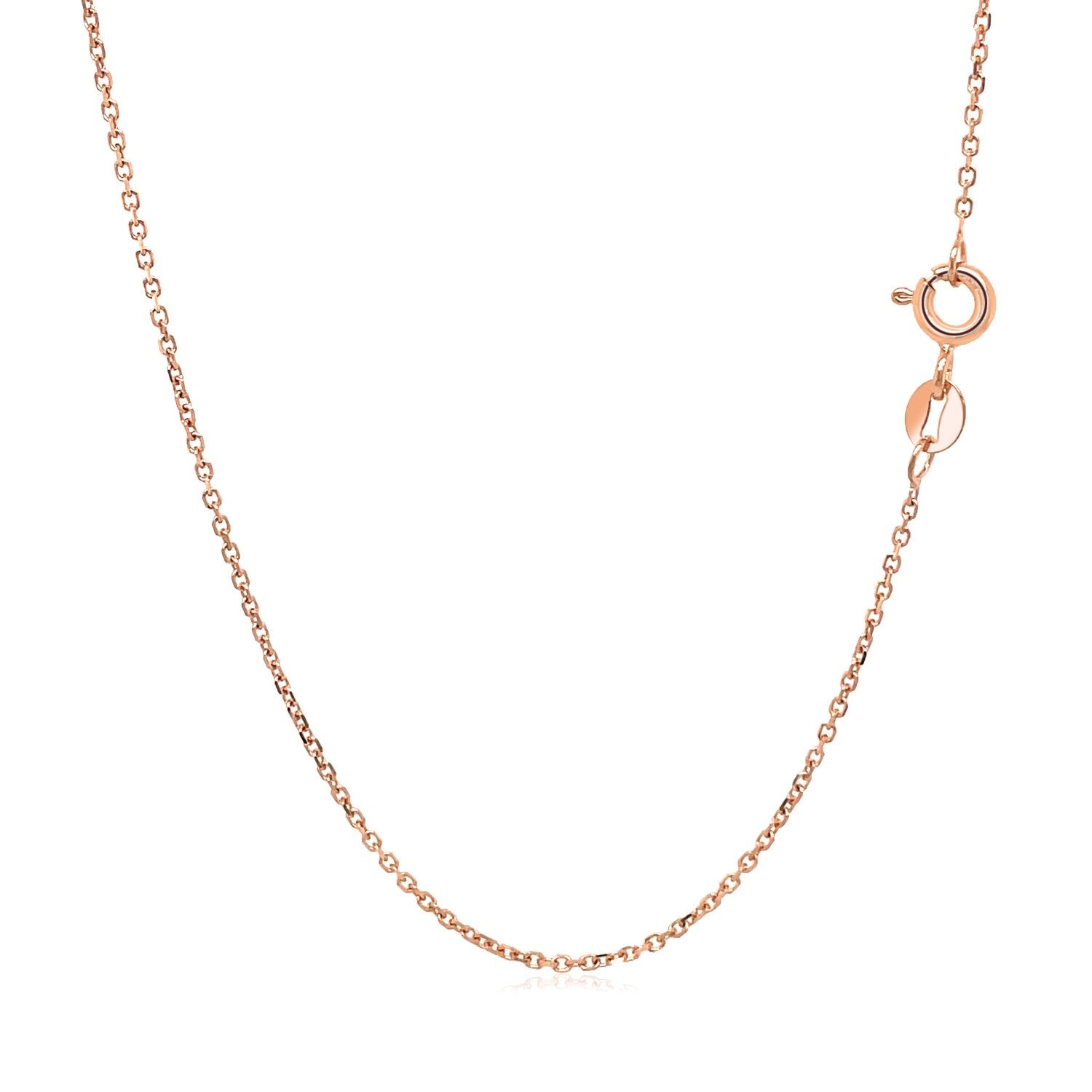 Diamond Cut Cable Chain (18K)