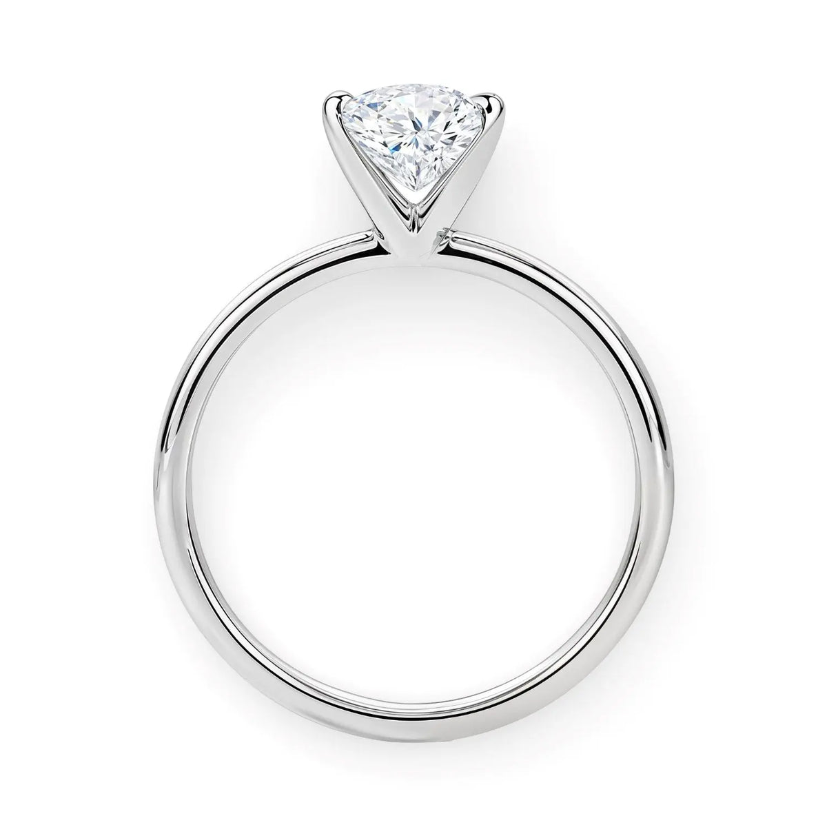 1.50ct princess cut diamond ring in white gold setting