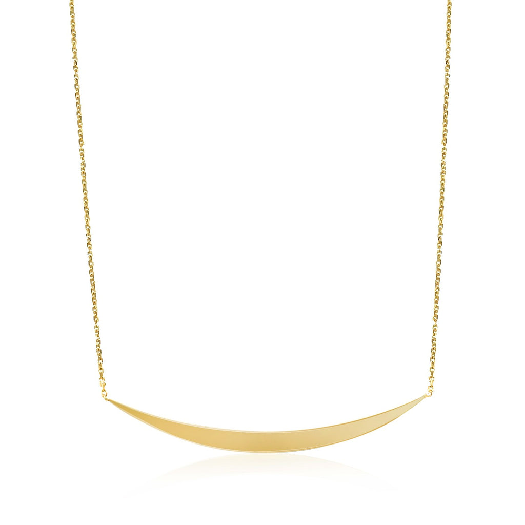 Curved Bar Necklace
