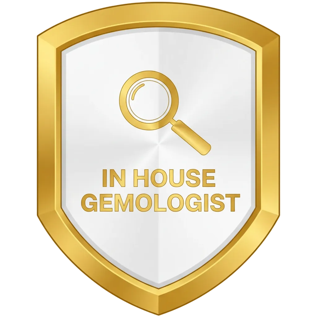 In House Gemologist Shield Badge