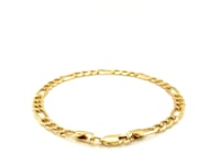 14K Yellow Gold Lite Figaro Bracelet