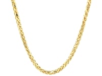 Diamond Cut Round Franco Chain in 14K Yellow Gold