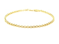Rolo Bracelet in 14K Yellow Gold