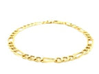 14K Yellow Gold Lite Figaro Bracelet