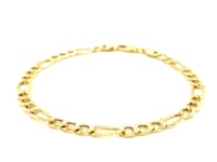 14K Yellow Gold Lite Figaro Bracelet