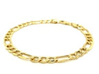 14K Yellow Gold Lite Figaro Bracelet