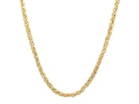 Light Weight Wheat Chain in 14K Yellow Gold