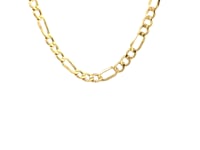 Lite Figaro Chain in 14K Yellow Gold