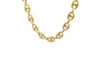 Puffed Mariner Link Chain in 14K Yellow Gold
