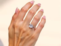 1.50.ct Round Cut Lab Grown Diamond Solitair Ring In 14K White Gold | IGI Certified