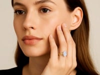 2.ct Oval Cut Lab Grown Diamond Solitaire Ring in 14K Yellow Gold | IGI Certified